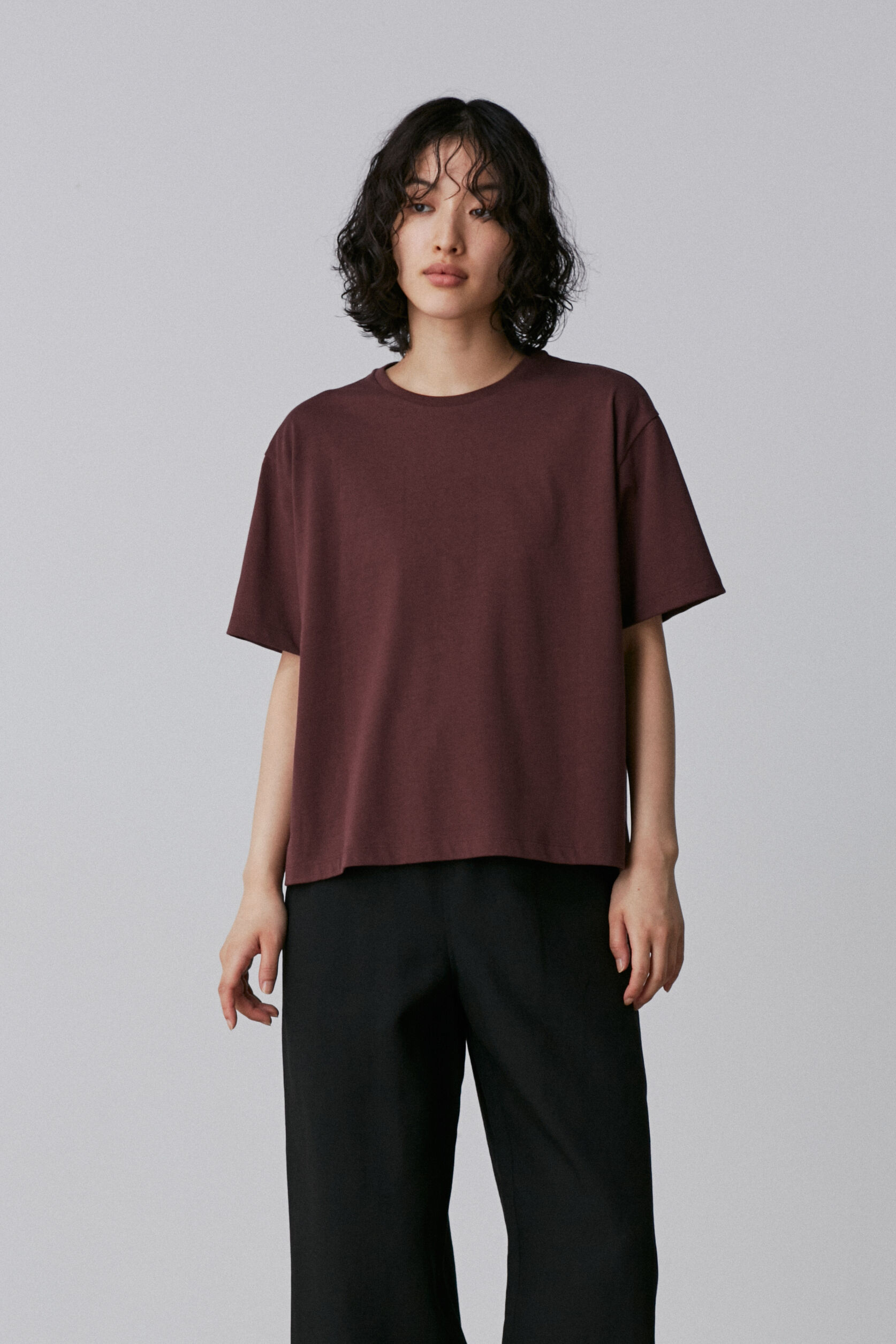 YLEVE 「YLEVE / ORGANIC COTTON BIO T‐SHIRT」|Tシャツ・カットソー|ブラウン