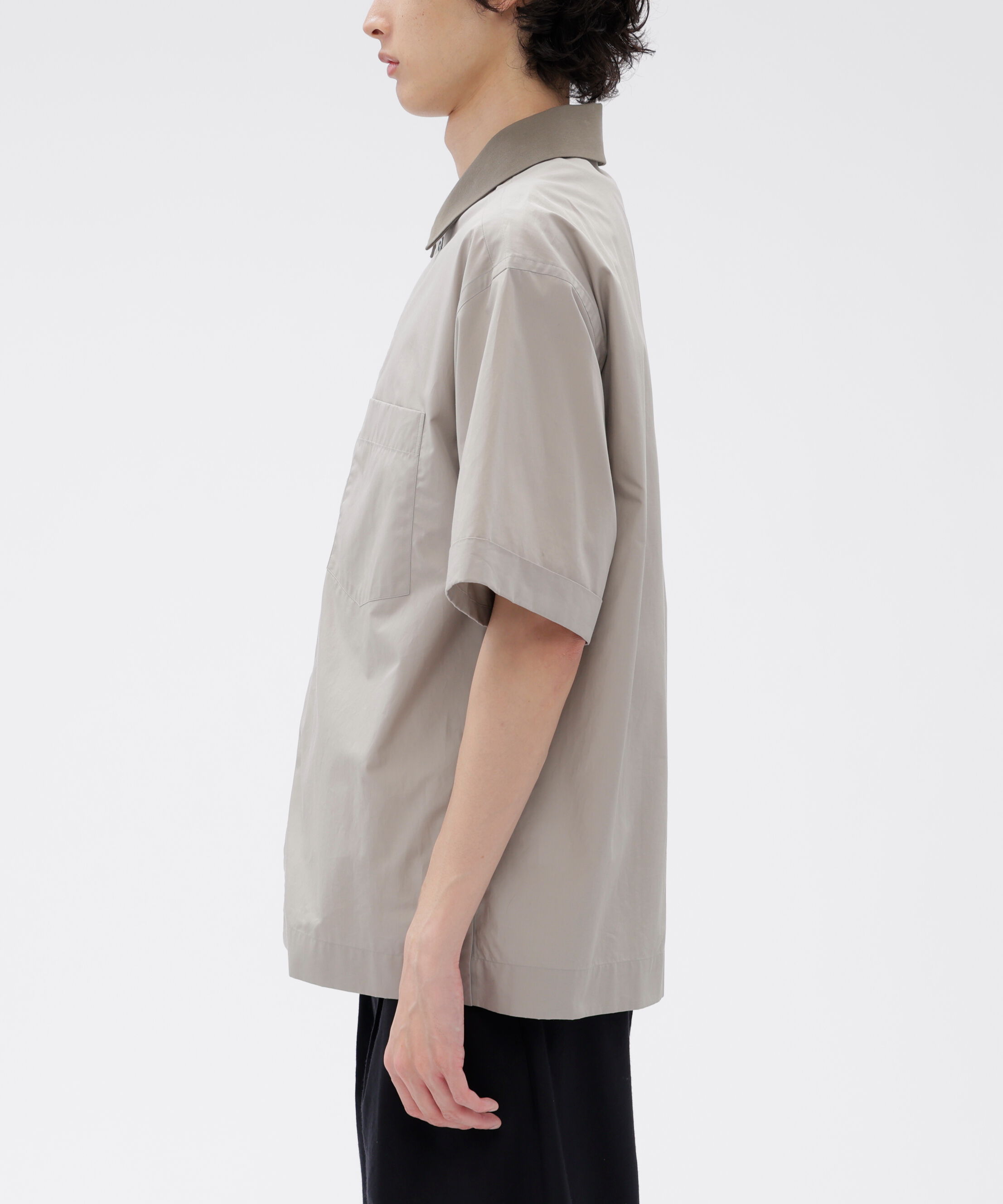 MARGARET HOWELL「HIGHDENSE COTTON PLAINWEAVE SHIRT」|シャツ・ブラウス|