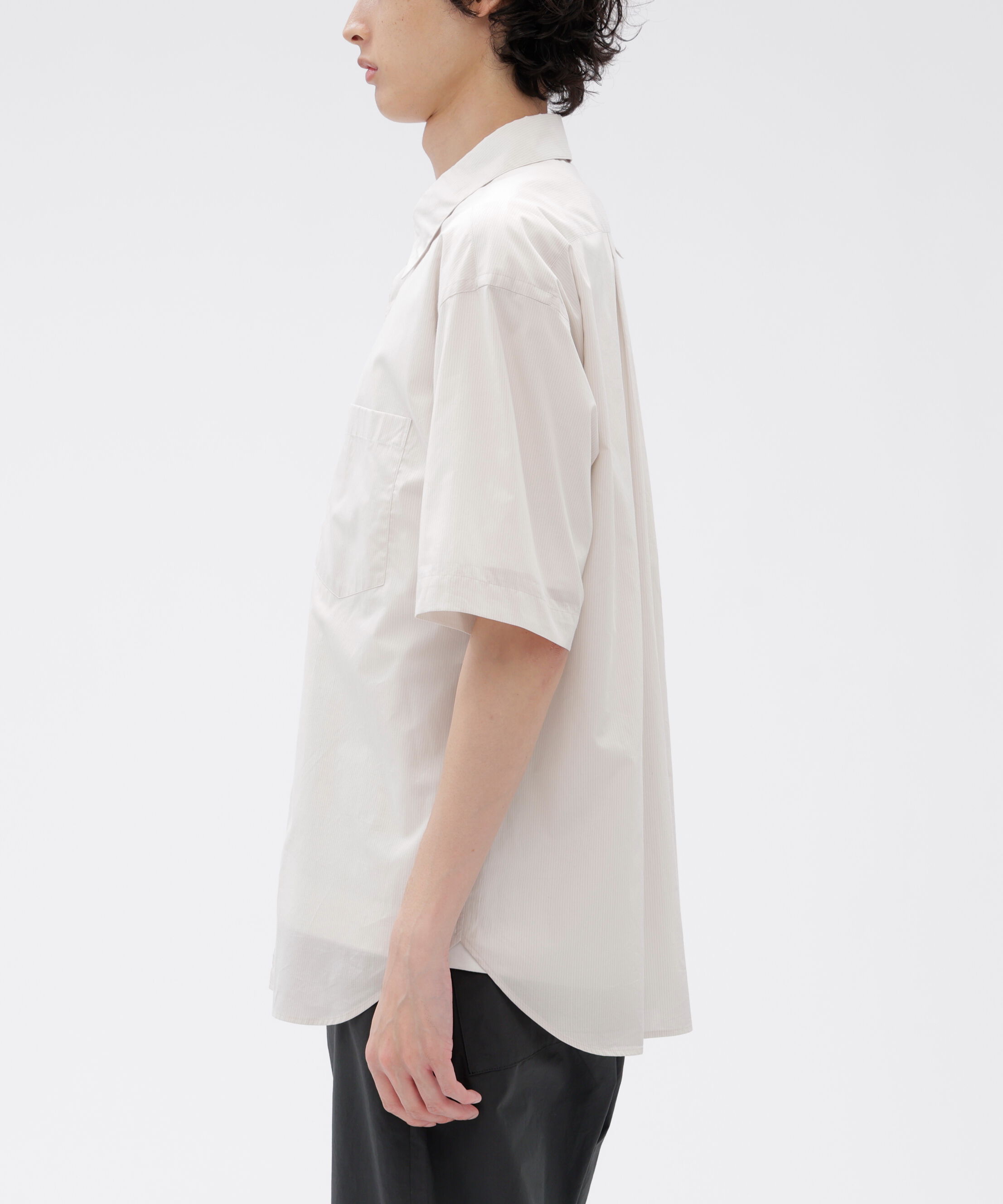 MARGARET HOWELL「TONAL STRIPE COTTON POPLIN SHIRT」|シャツ・ブラウス|