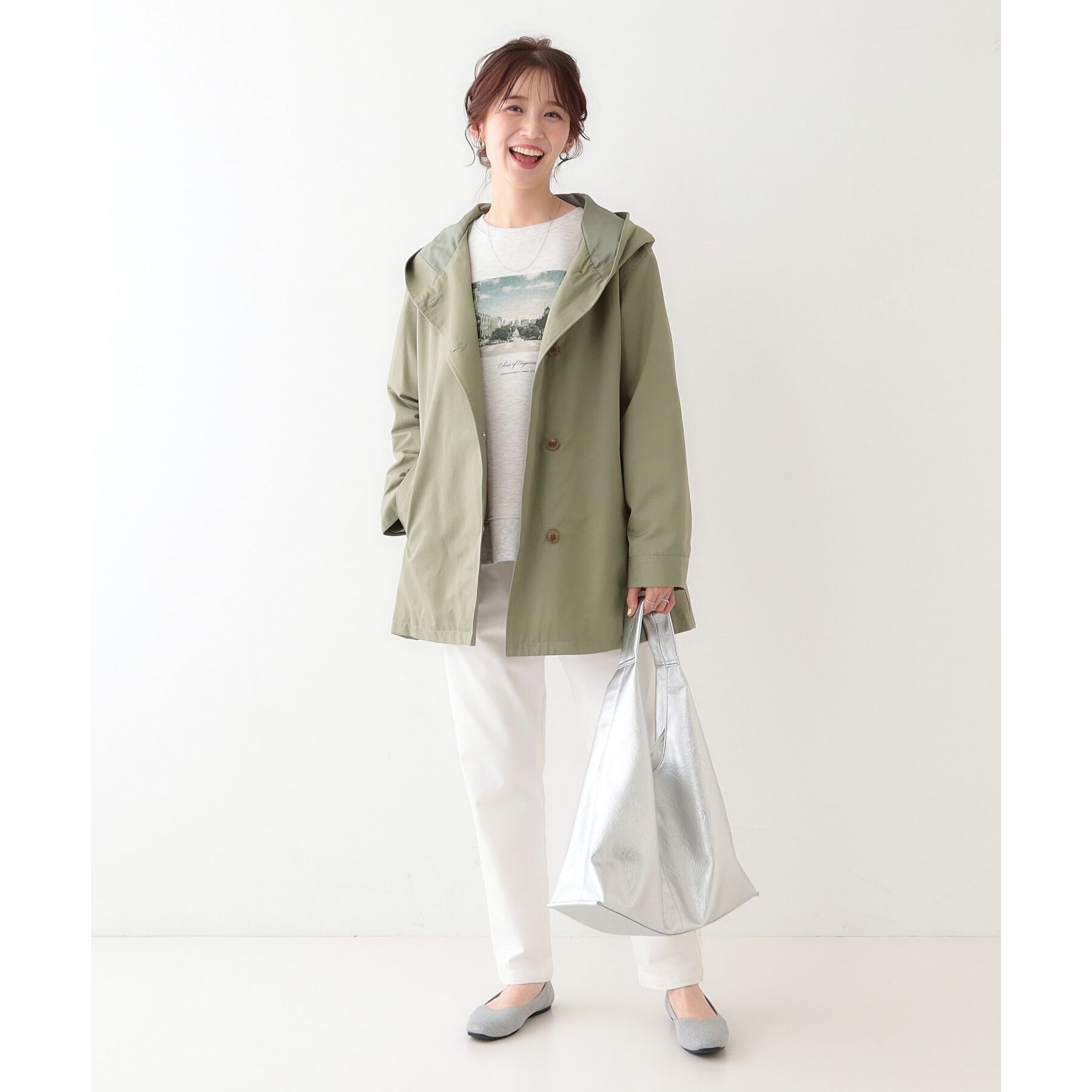 SHOO･LA･RUE「【洗える/SS-3L/美脚シルエット】アクティブ派のデニム イージーテーパードパンツ」|その他|