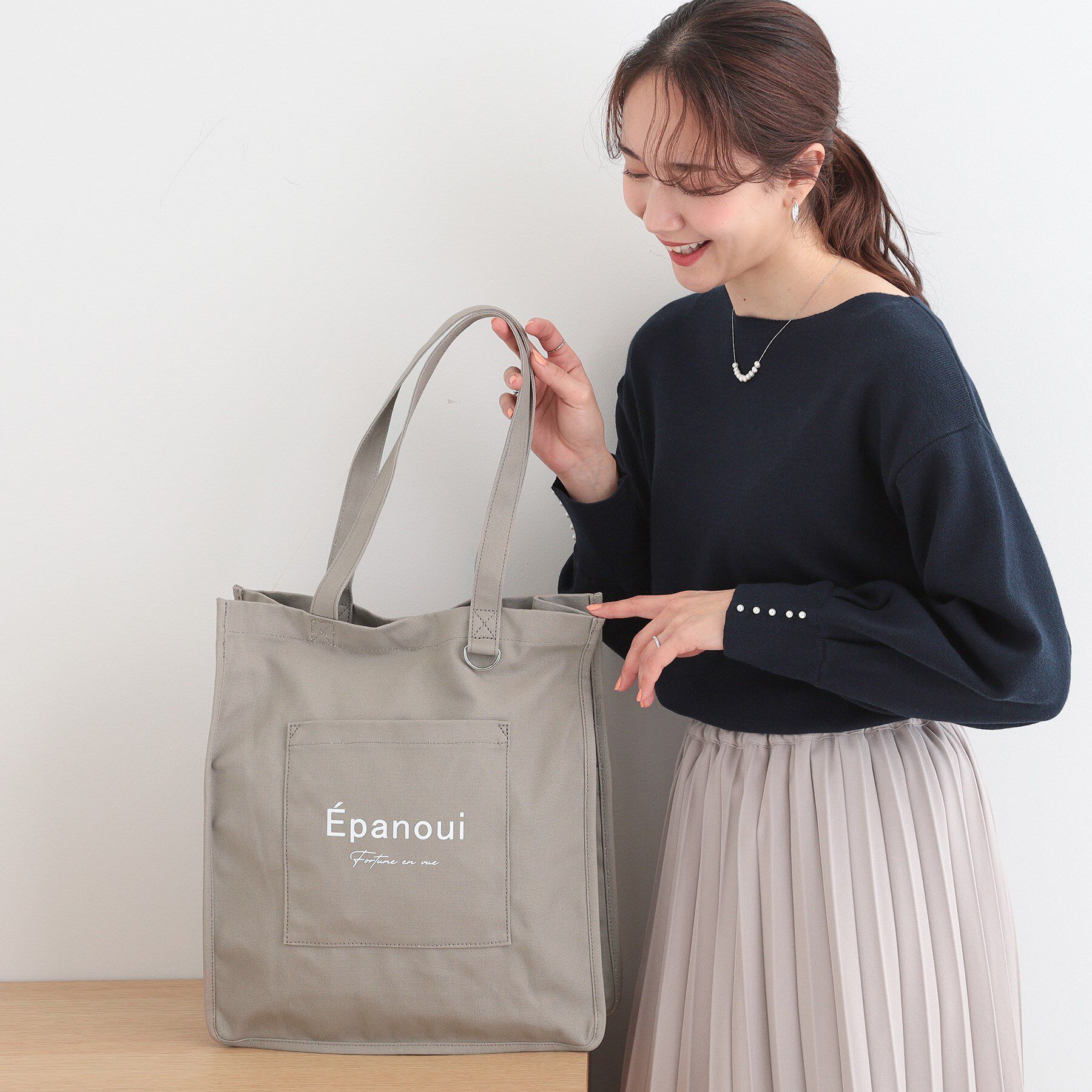 SHOO･LA･RUE「【推し活にも】うちわが入るトートバッグ」|トートバッグ|