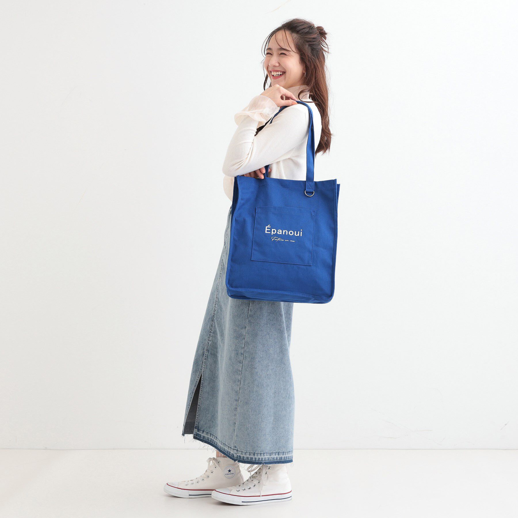 SHOO･LA･RUE「【推し活にも】うちわが入るトートバッグ」|トートバッグ|