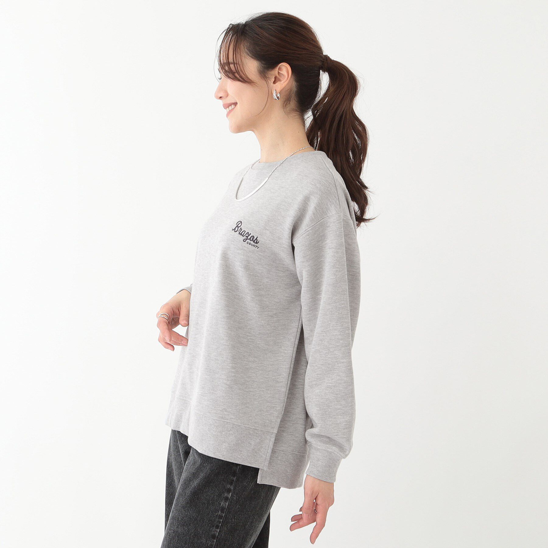 SHOO･LA･RUE「【洗える/S-LL】選べる3柄 グラフィックスウェット」|Tシャツ・カットソー|