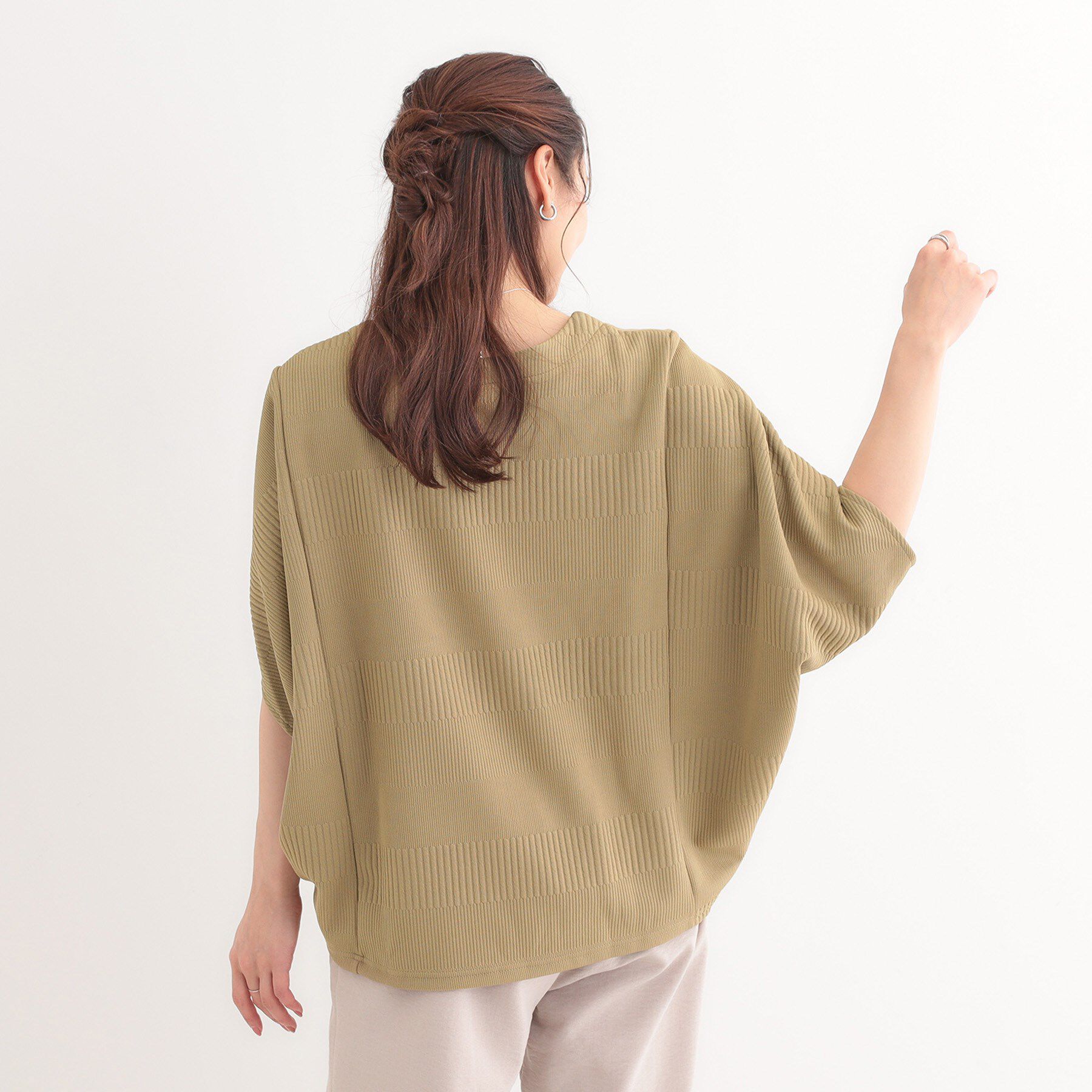 SHOO･LA･RUE「【2点セット/体型カバー】ロングシーズン楽しめる モモンガトップス＆ロンT」|その他|