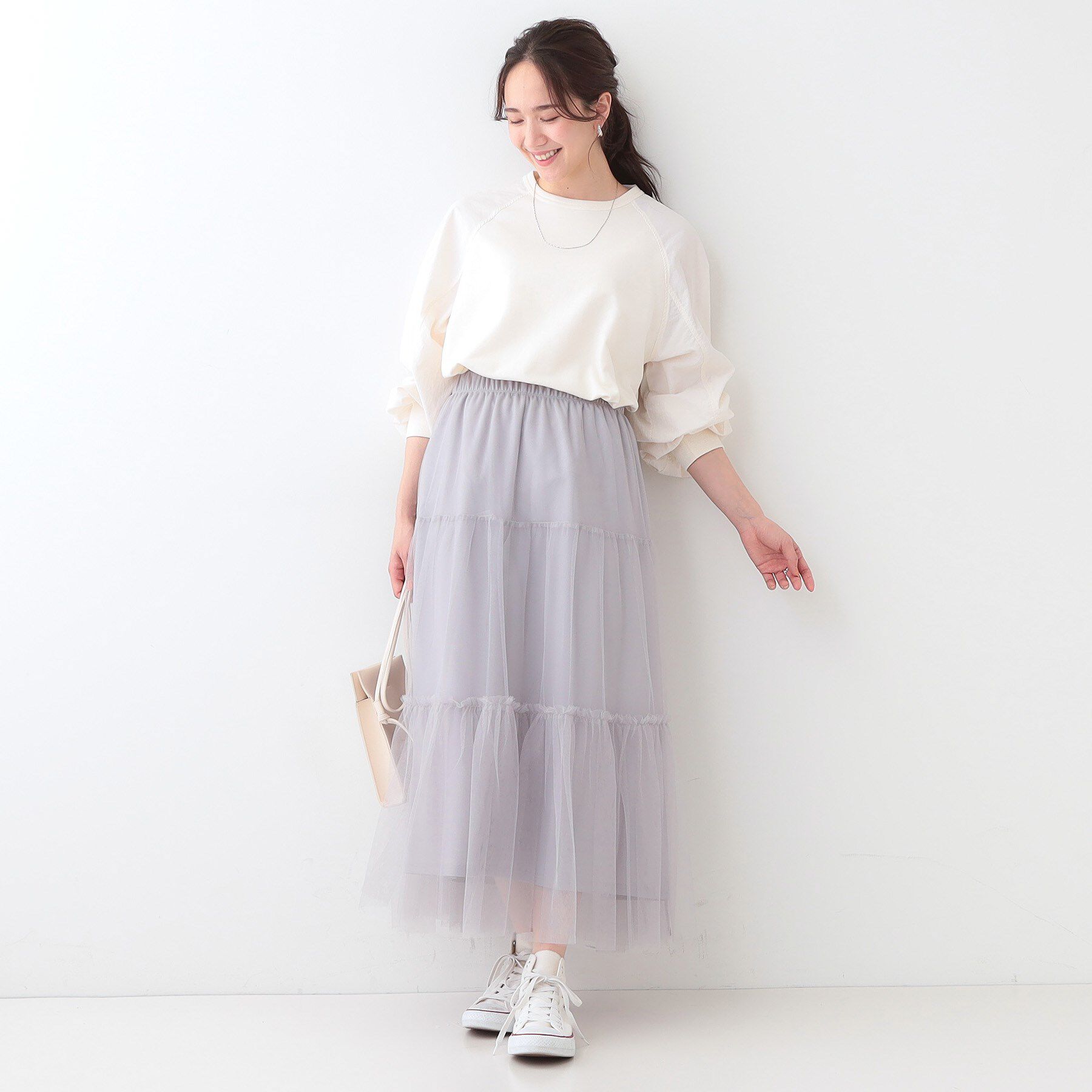 SHOO･LA･RUE「【洗える】季節の変わり目に ラグランナイロントップス」|Tシャツ・カットソー|