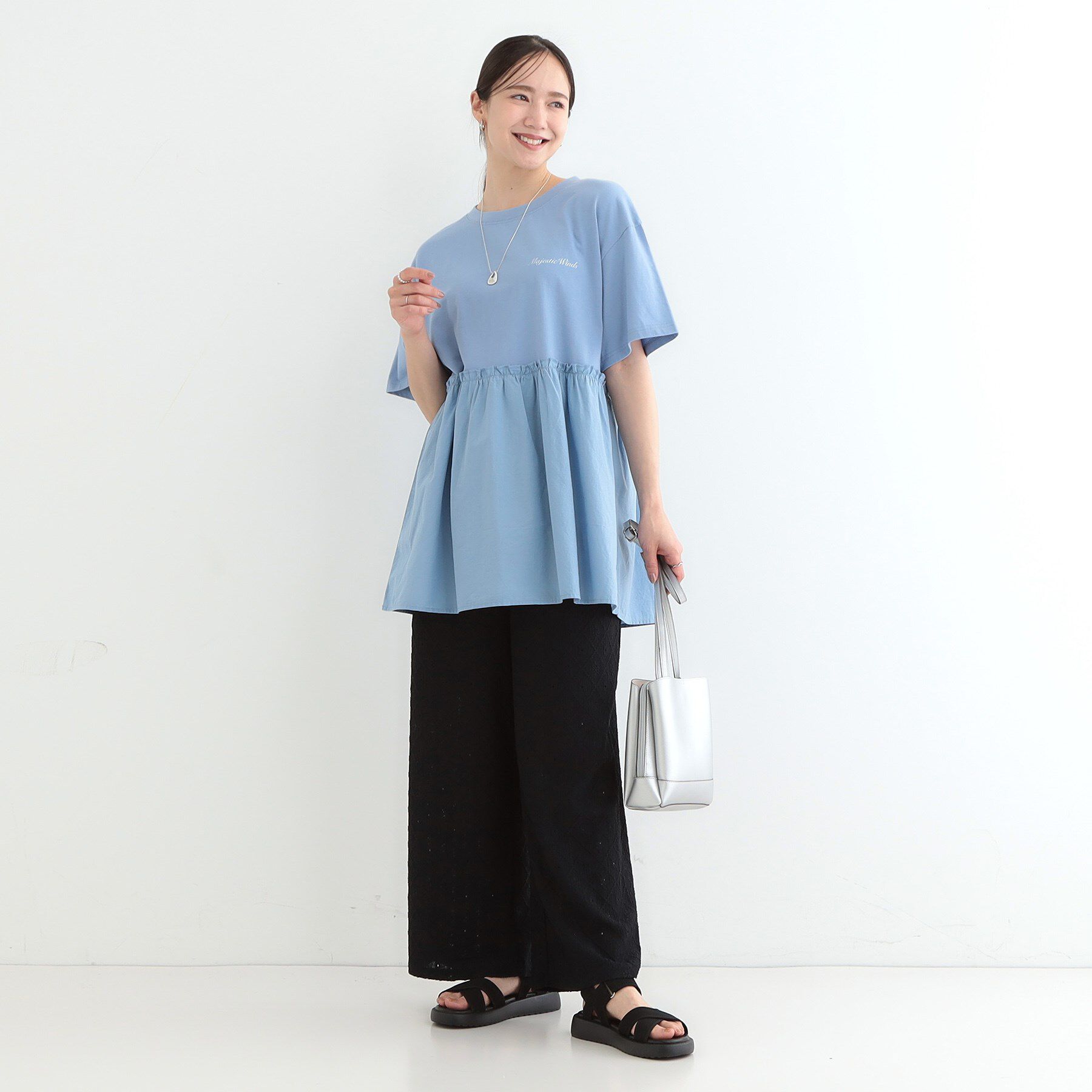 SHOO･LA･RUE「切り替えリメイク風カットソー」|Tシャツ・カットソー|