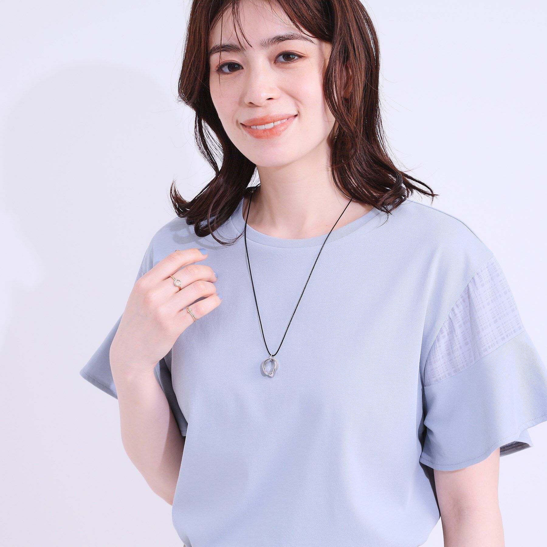 SHOO･LA･RUE「メタルツイストワントップコードネックレス」|ネックレス|