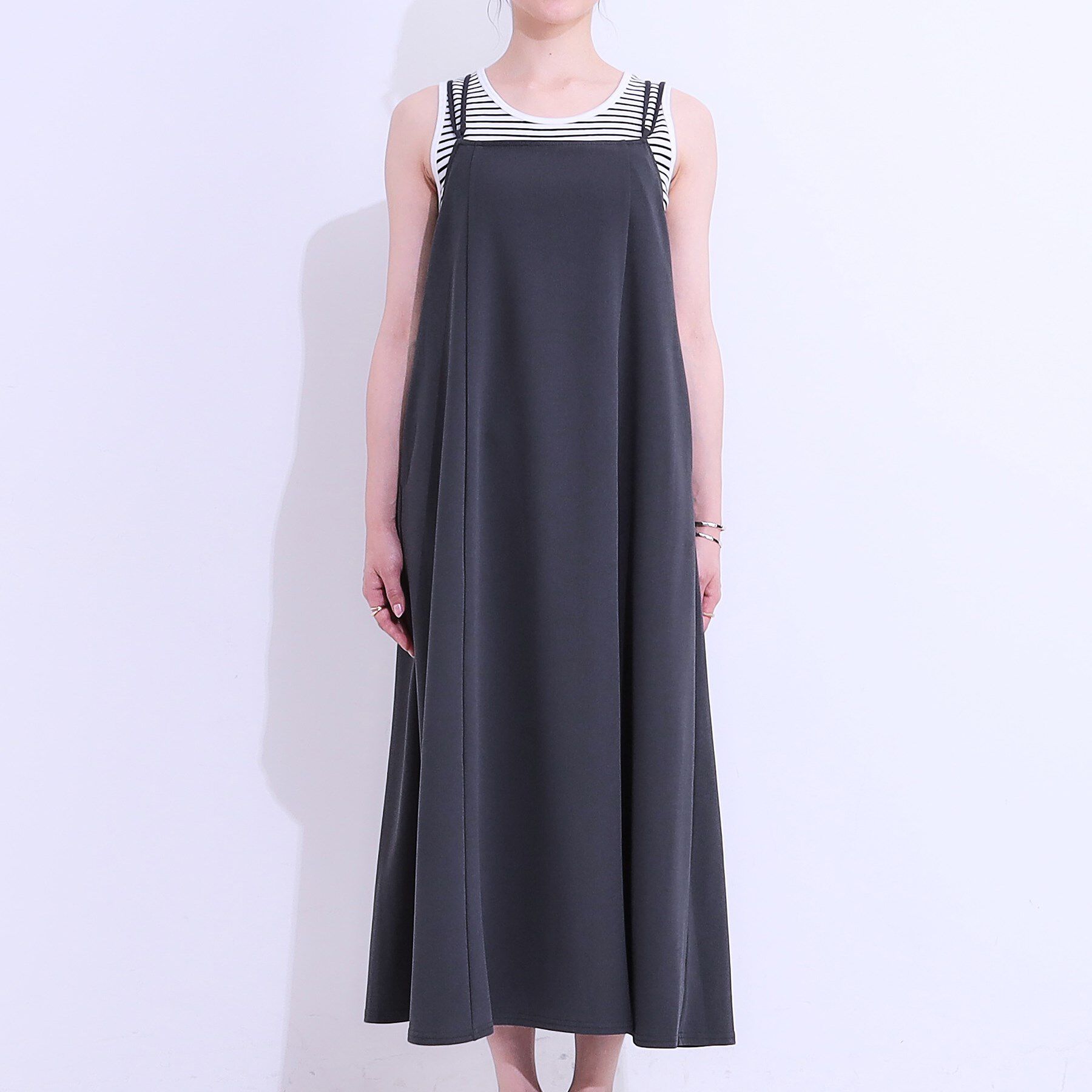 SHOO･LA･RUE「女性らしさ溢れる　フレアキャミワンピース」|ワンピース|