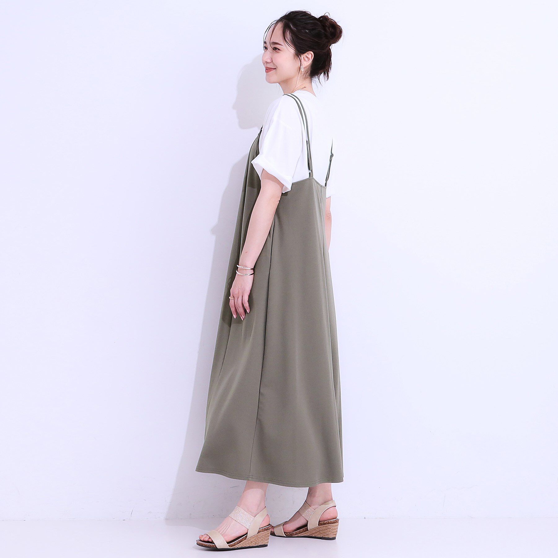 SHOO･LA･RUE「女性らしさ溢れる　フレアキャミワンピース」|ワンピース|