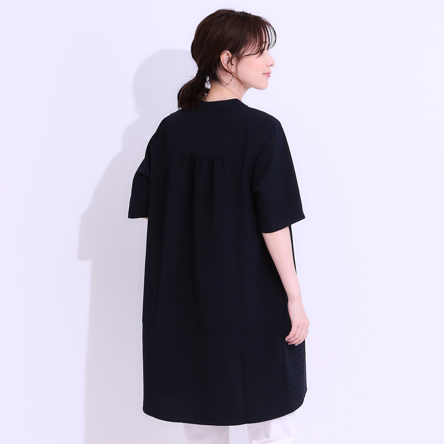 SHOO･LA･RUE「【洗える】楽に体型カバー叶う チュニックワンピース」|チュニック|