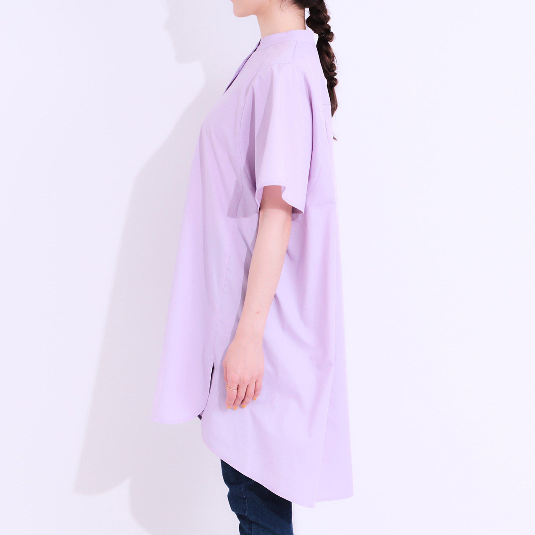 SHOO･LA･RUE「【洗える】体型きれい見え チュニックワンピース」|チュニック|