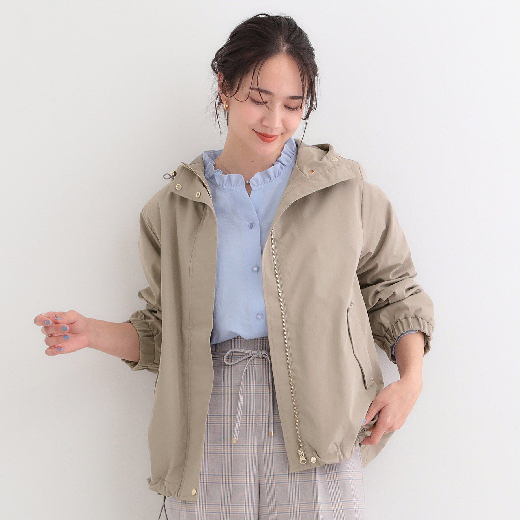 SHOO･LA･RUE「【防花粉/高レビュー】きれいもかっこいいも叶える 欲張りマウンテンパーカ」|ブルゾン・スタジャン|