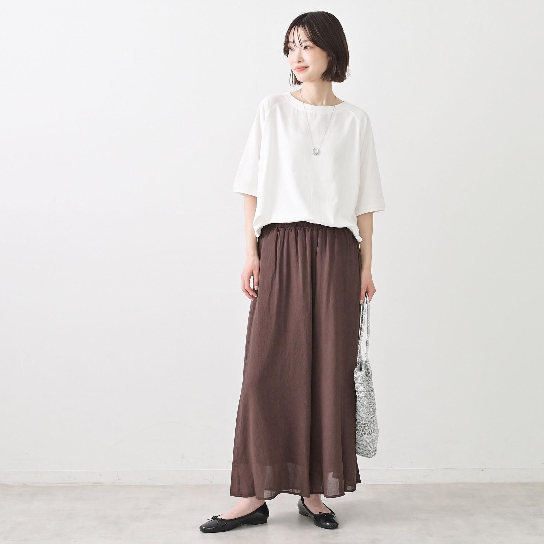 Dessin「【UVカット/接触冷感】フォルムカットソー」|Tシャツ・カットソー|