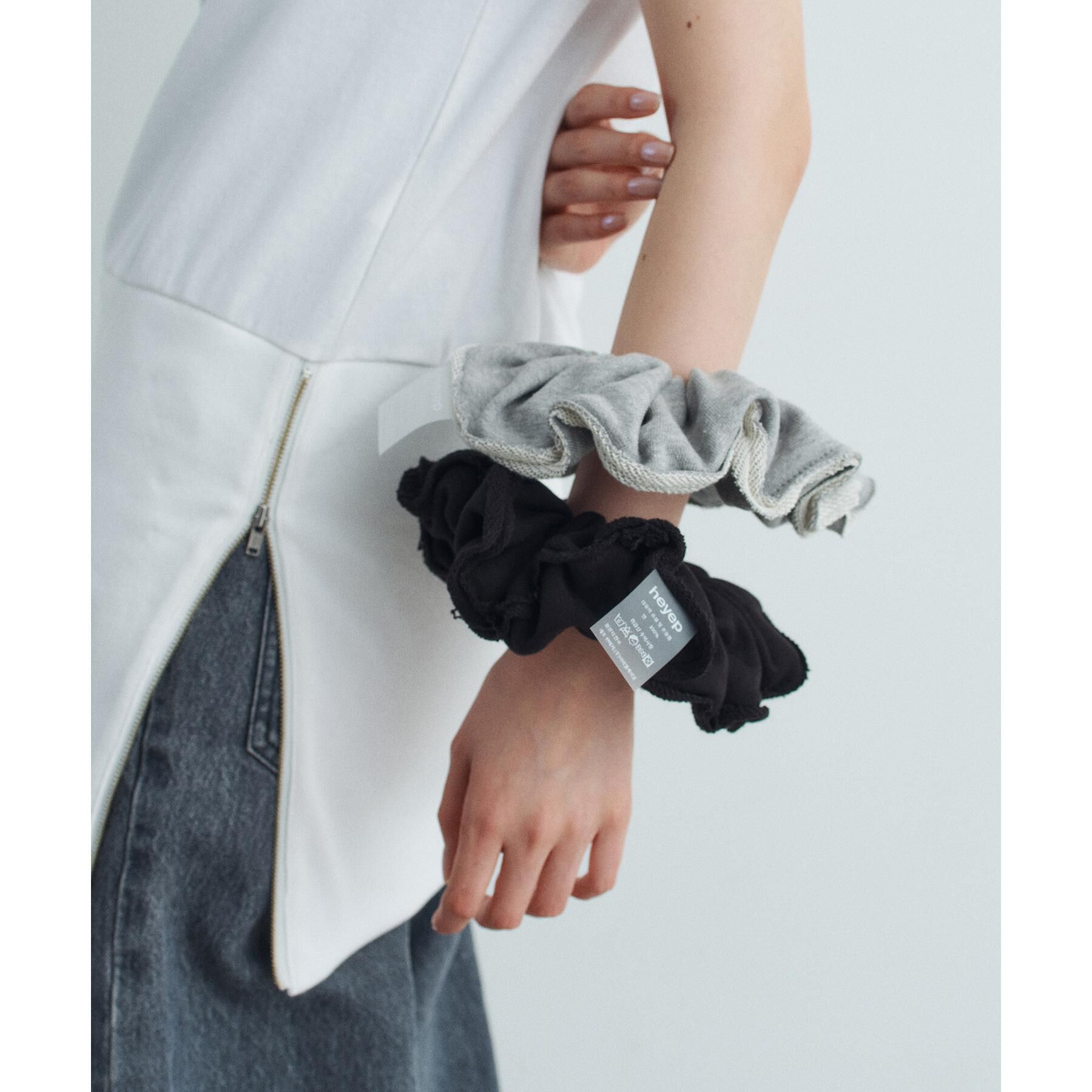 CODE A「heyep｜Sweat Fabric Scrunchie－Medium」|その他|