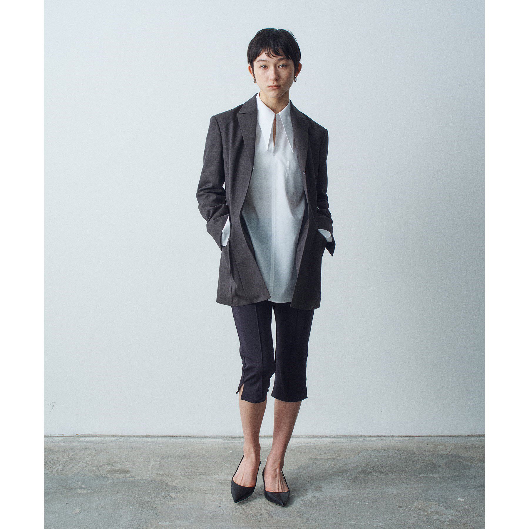 CODE A「point neck shirt」|シャツ・ブラウス|