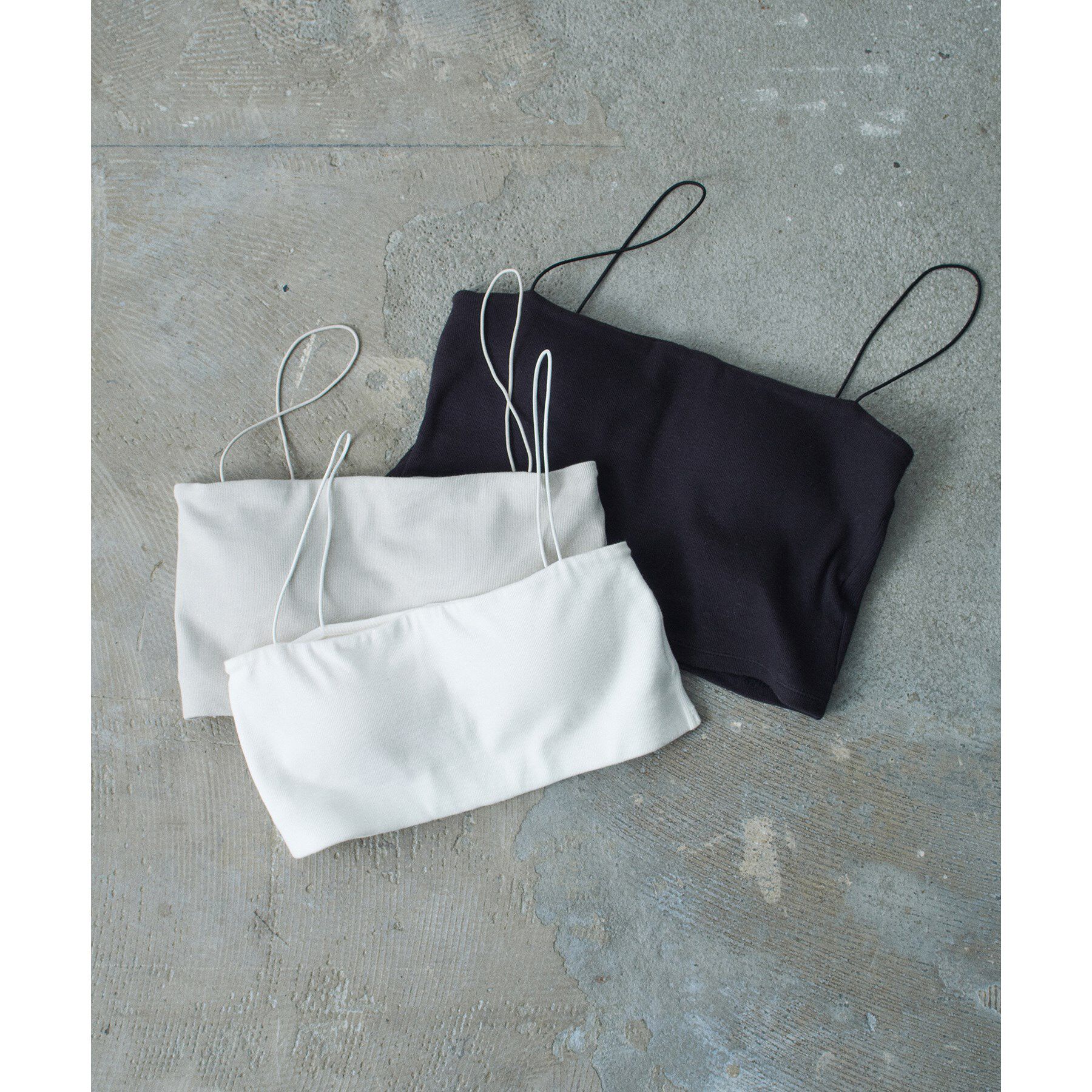 CODE A「【Re】bandeau bra top」|チューブトップ|