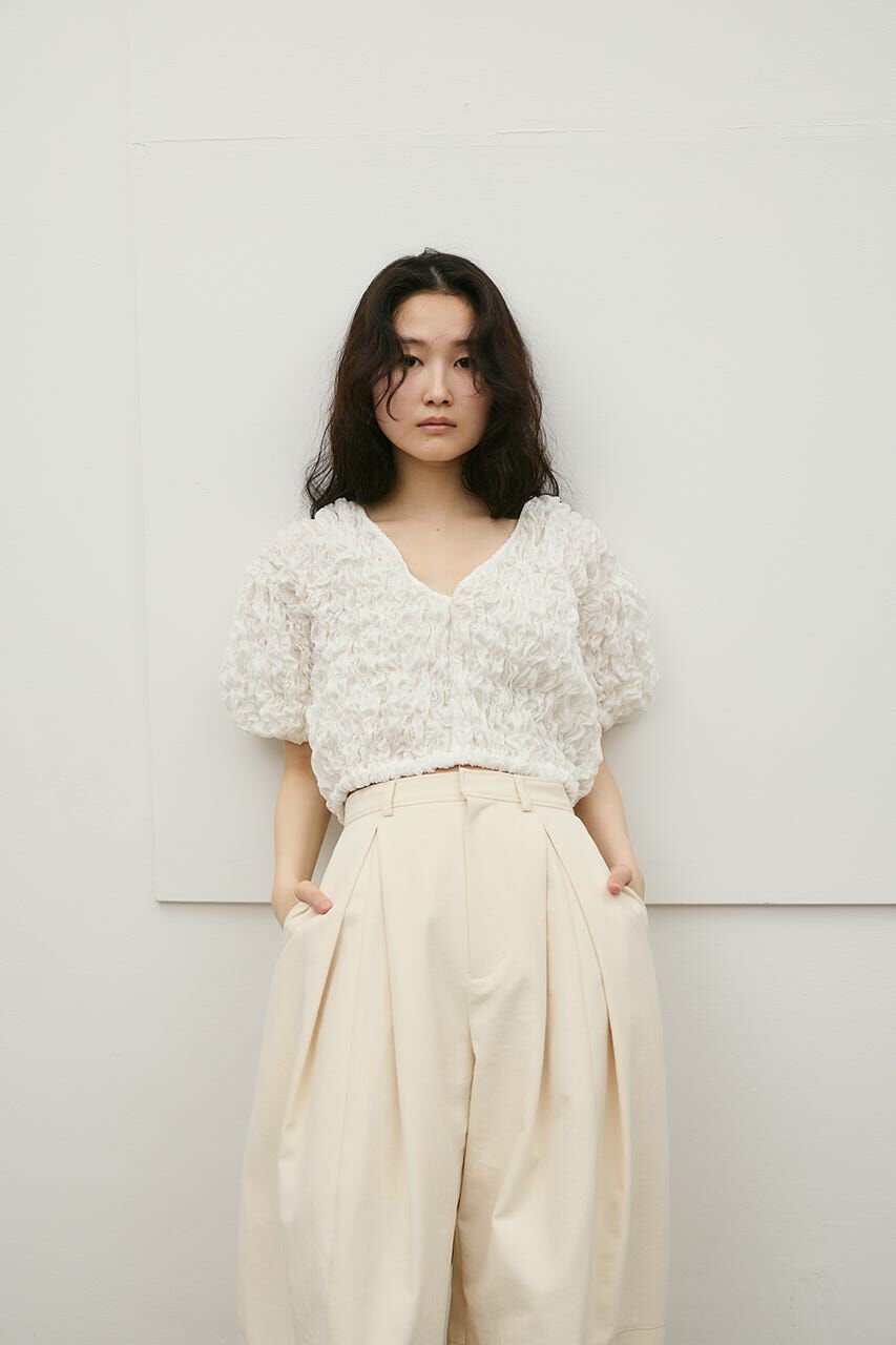 STYLEMIXER「フラッフィーショートトップ」|シャツ・ブラウス|