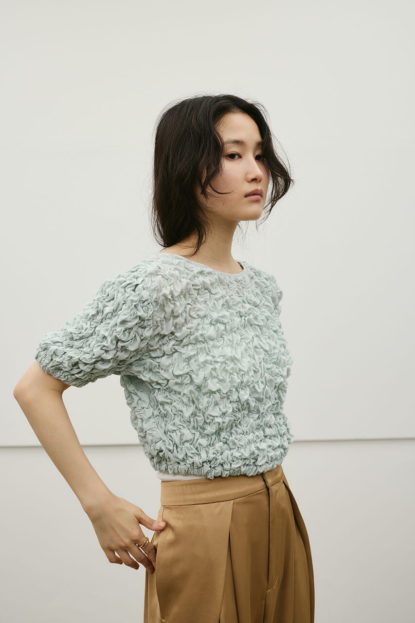 STYLEMIXER「フラッフィーショートトップ」|シャツ・ブラウス|
