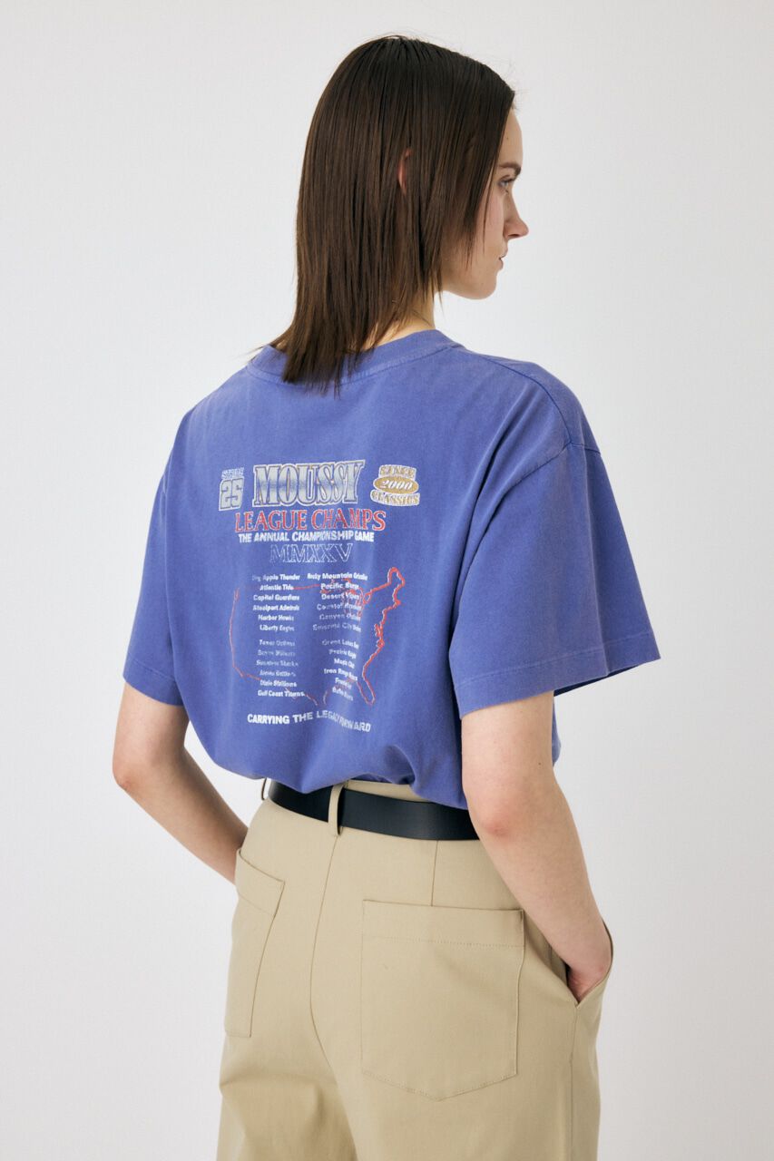 MOUSSY「MOUSSY LEAGUE CHAMPS 25 Tシャツ」|Tシャツ・カットソー|