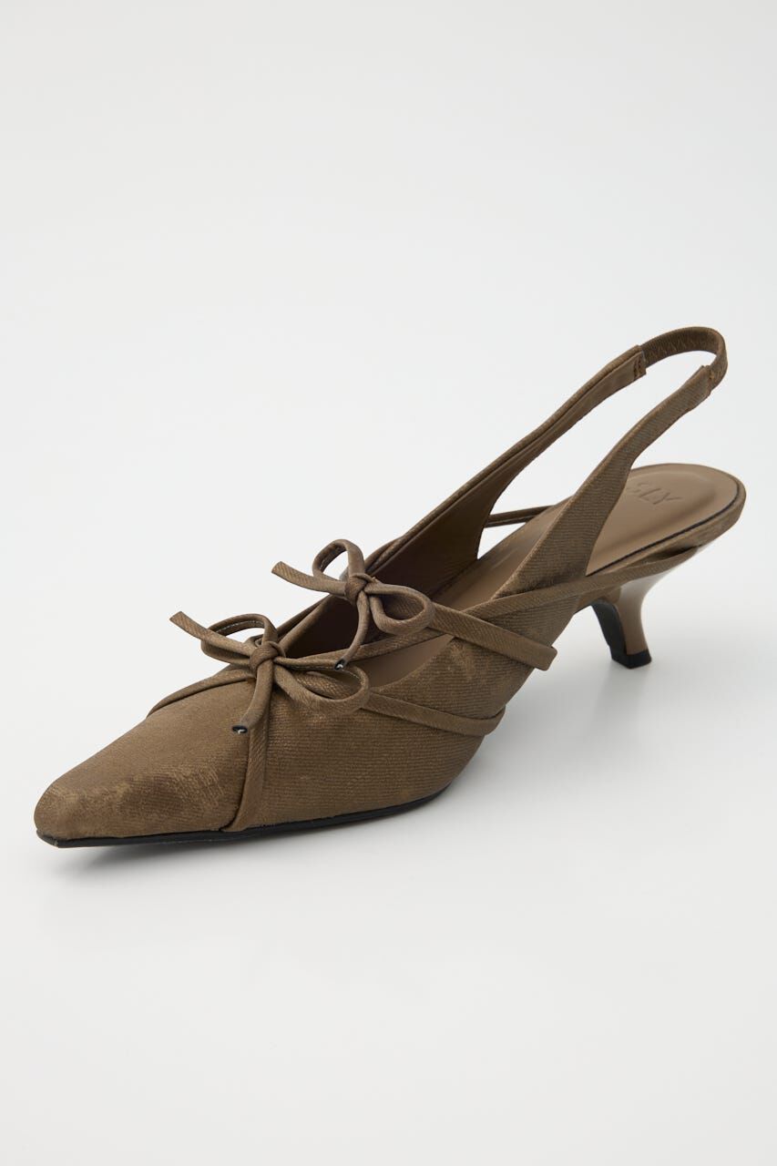 SLY「SLING BACK RIBBON ミュール」|サンダル|