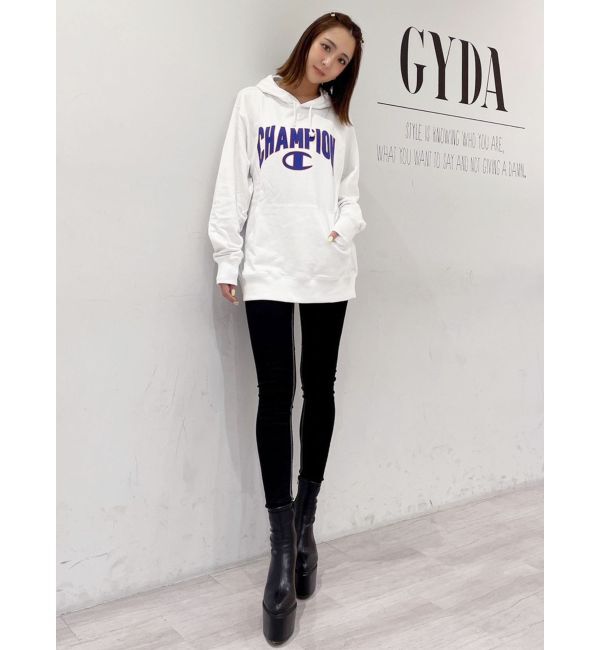 GYDA「Champion HOODED SWEATSHIRT」|パーカー|