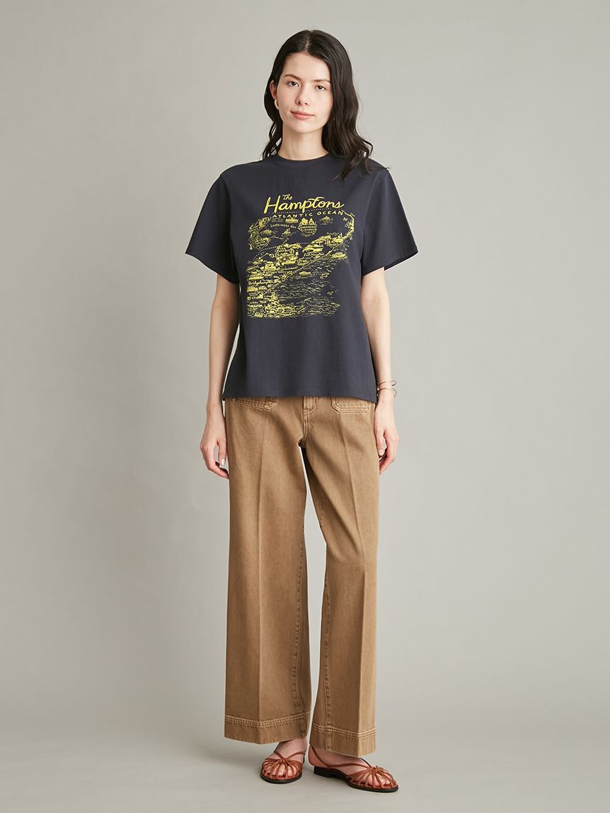 Mila Owen「ＭａｐＰａｔｔｅｒｎグラフィックＴシャツ」|Tシャツ・カットソー|