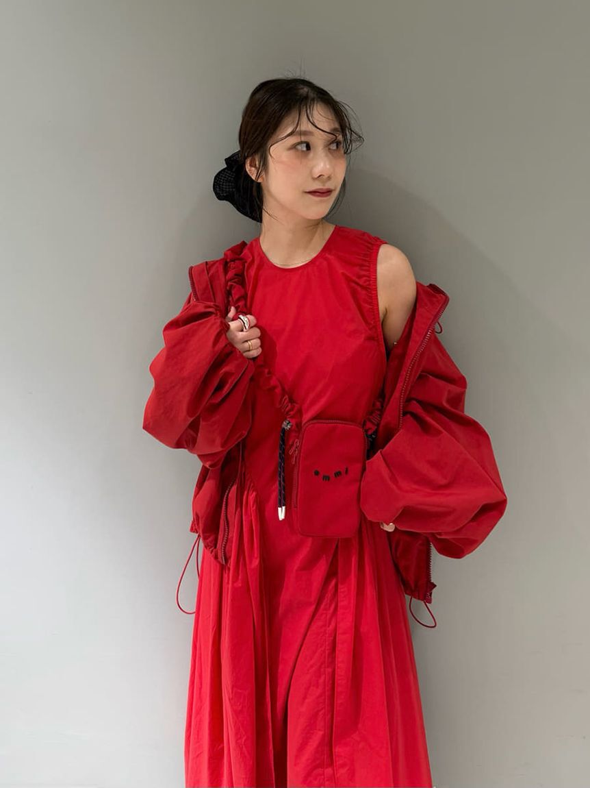 emmi atelier「ビッグフォルムフーディーブルゾン」|ブルゾン・スタジャン|