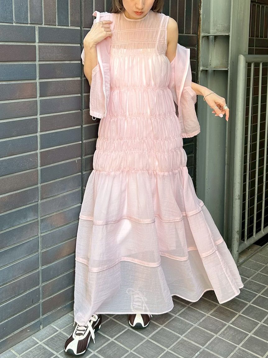 emmi atelier「フラワーエンブロイダリーブルゾン【セットアップ対応】/ハンドウォッシャブル」|ブルゾン・スタジャン|