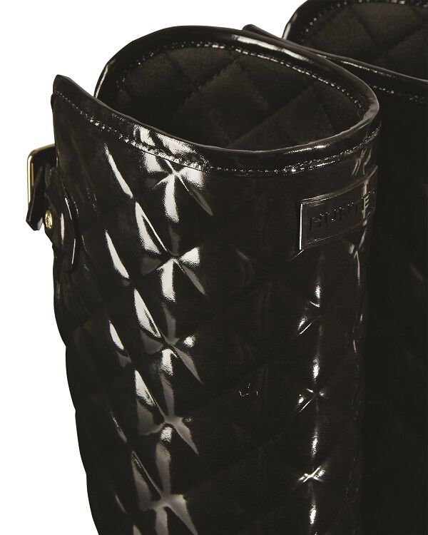  「REFINED GLOSS QUILT TALL」|レインシューズ|