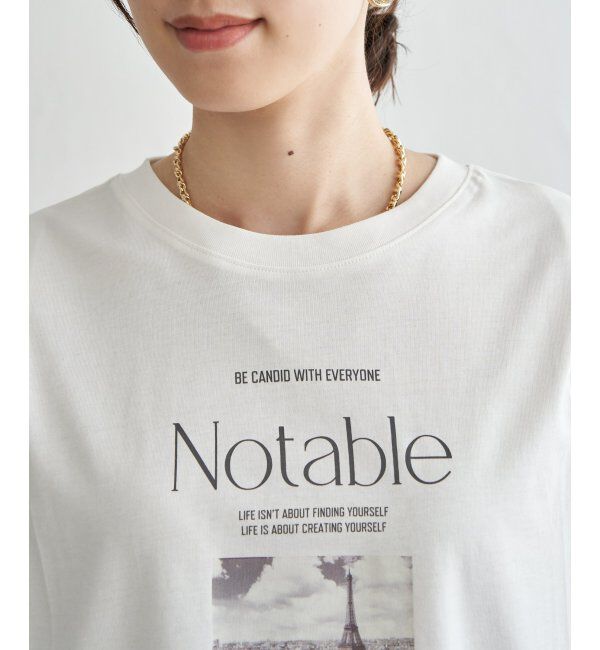 ikka「【接触冷感】ロゴフォトチュニックTシャツ」|その他|