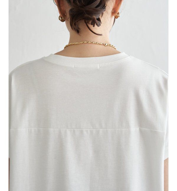 ikka「【接触冷感】ロゴフォトチュニックTシャツ」|その他|