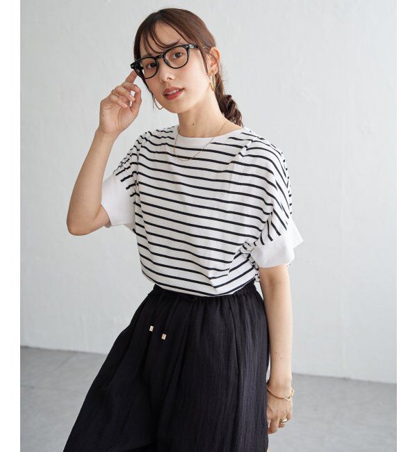 ikka「【お得だ値】冷感ショルダータックプルオーバー」|その他|オフホワイト