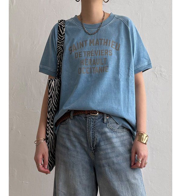 Lbc with Life「製品染めプリントTシャツ」|Tシャツ・カットソー|