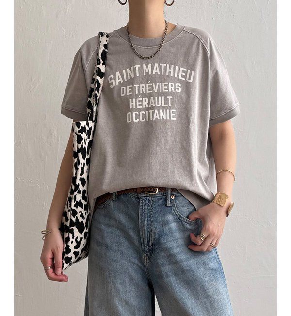Lbc with Life「製品染めプリントTシャツ」|Tシャツ・カットソー|
