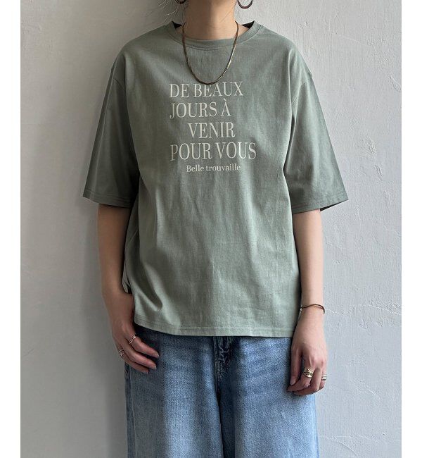 Lbc with Life「プリントロゴビッグTシャツ」|Tシャツ・カットソー|