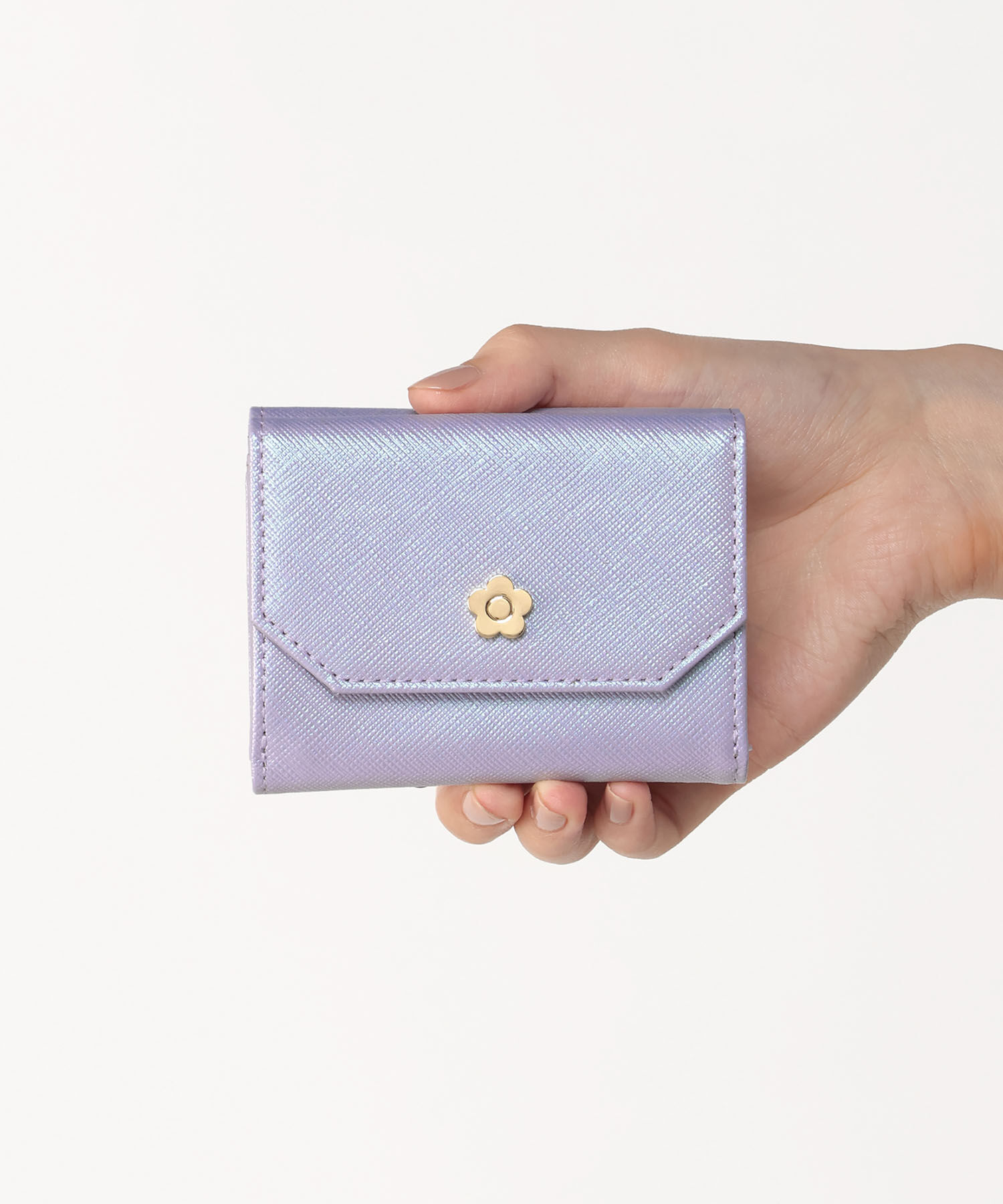 MARY QUANT「ポラリゼーション ミニウォレット」|財布|パープル
