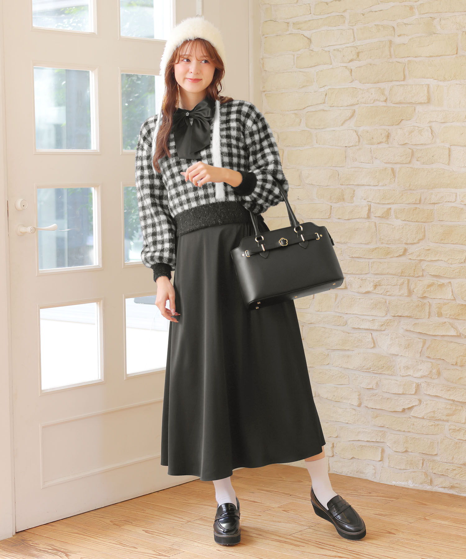 MARY QUANT「デイジーバックルベルト トート」|トートバッグ|
