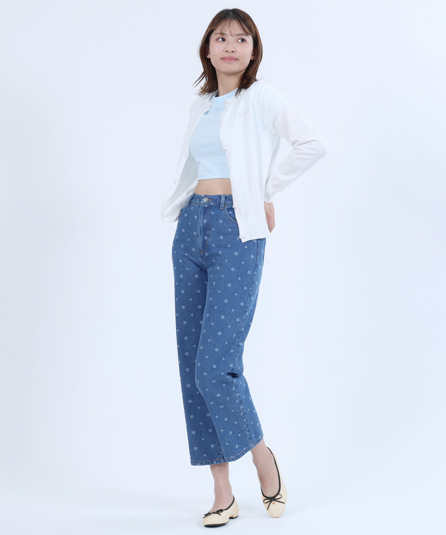 MARY QUANT「デイジーメタルバレエ シューズ」|バレエシューズ|
