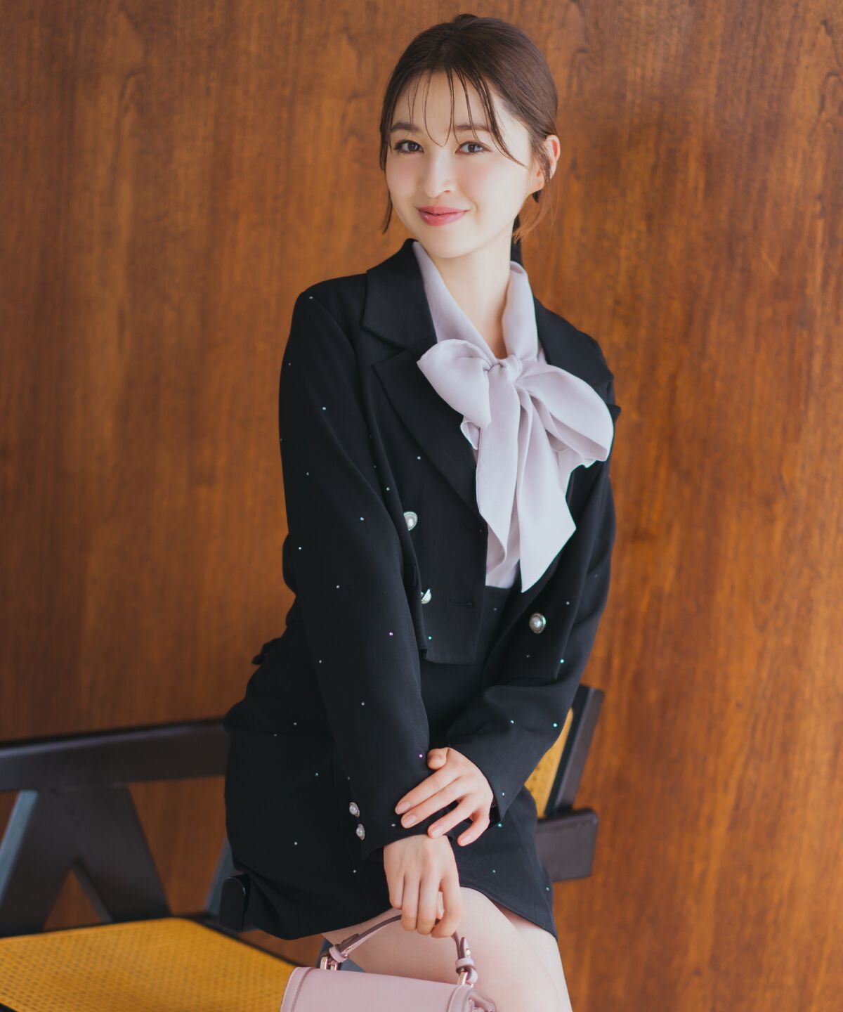 WILLSELECTION「ホットフィットショートジャケット」|テーラードジャケット|ブラック