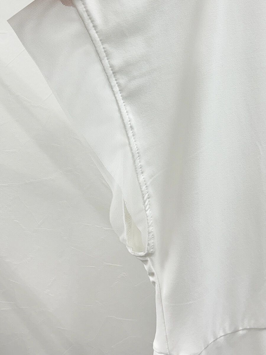ALBOVE「UVカットタック入りメッシュフレアTシャツ」|スポーツ|