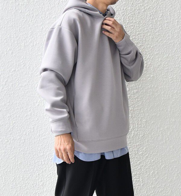SHIPS any「SHIPS any: カラー ダンボール スナップ プルオーバー パーカー 25AW◇」|パーカー|
