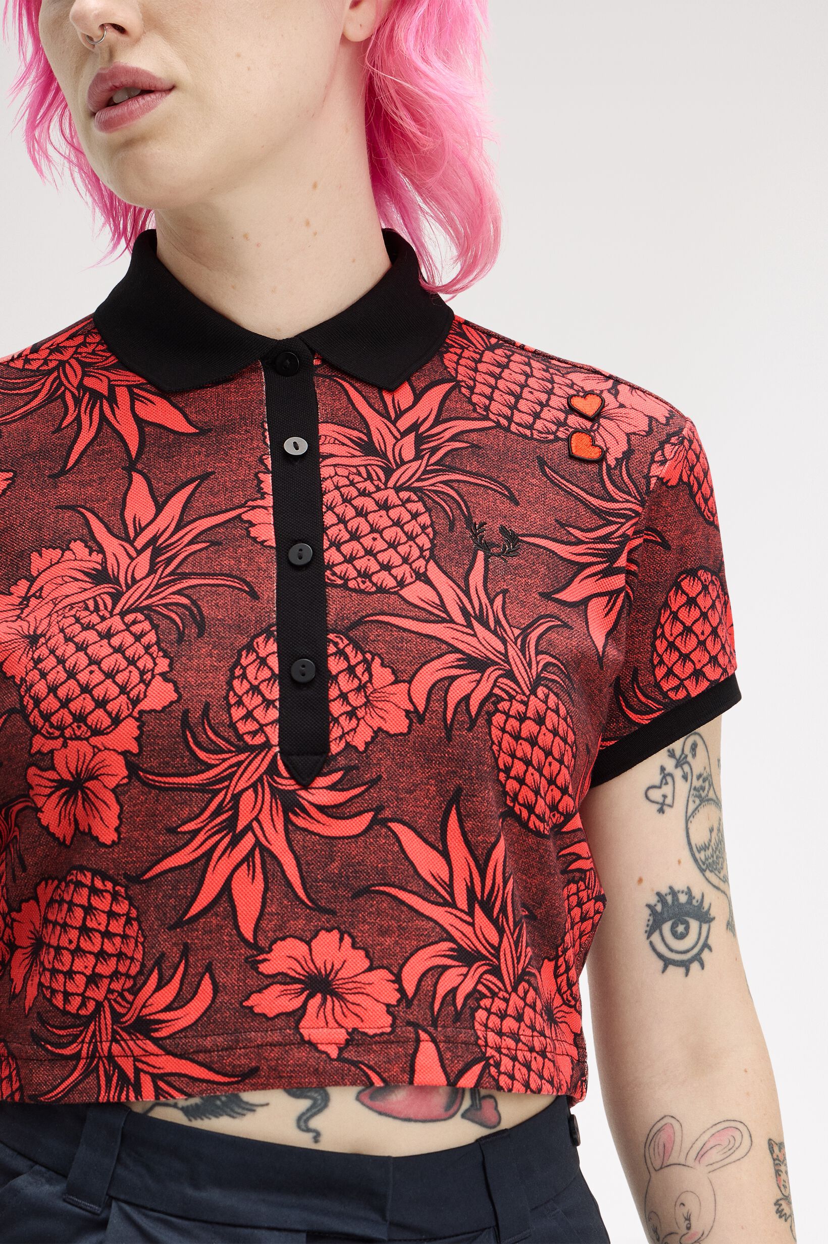 FRED PERRY 「Amy Winehouse Printed Polo Shirt」|ポロシャツ|