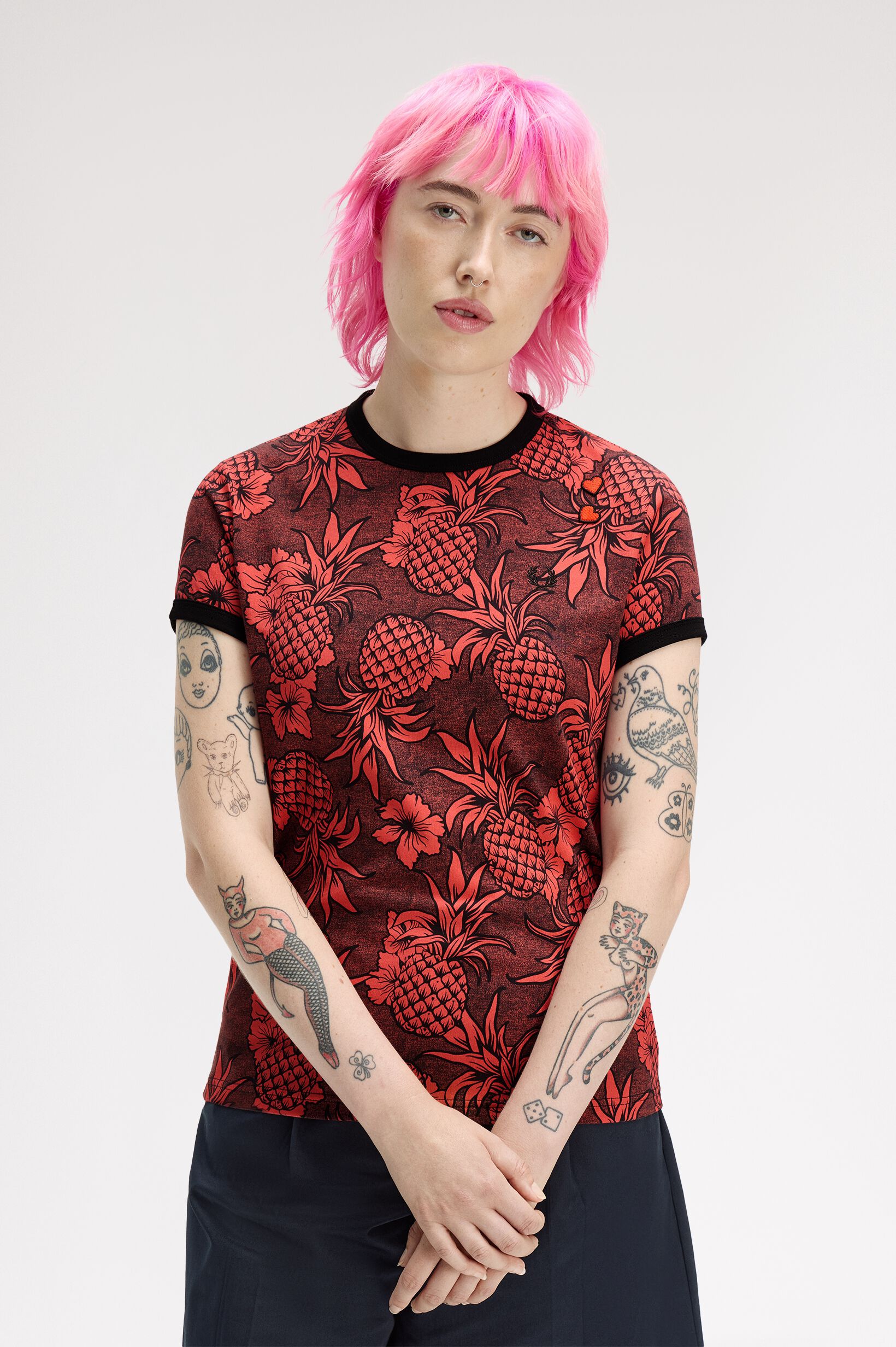 FRED PERRY 「Amy Winehouse Printed T-Shirt」|Tシャツ・カットソー|STRAWBERRY