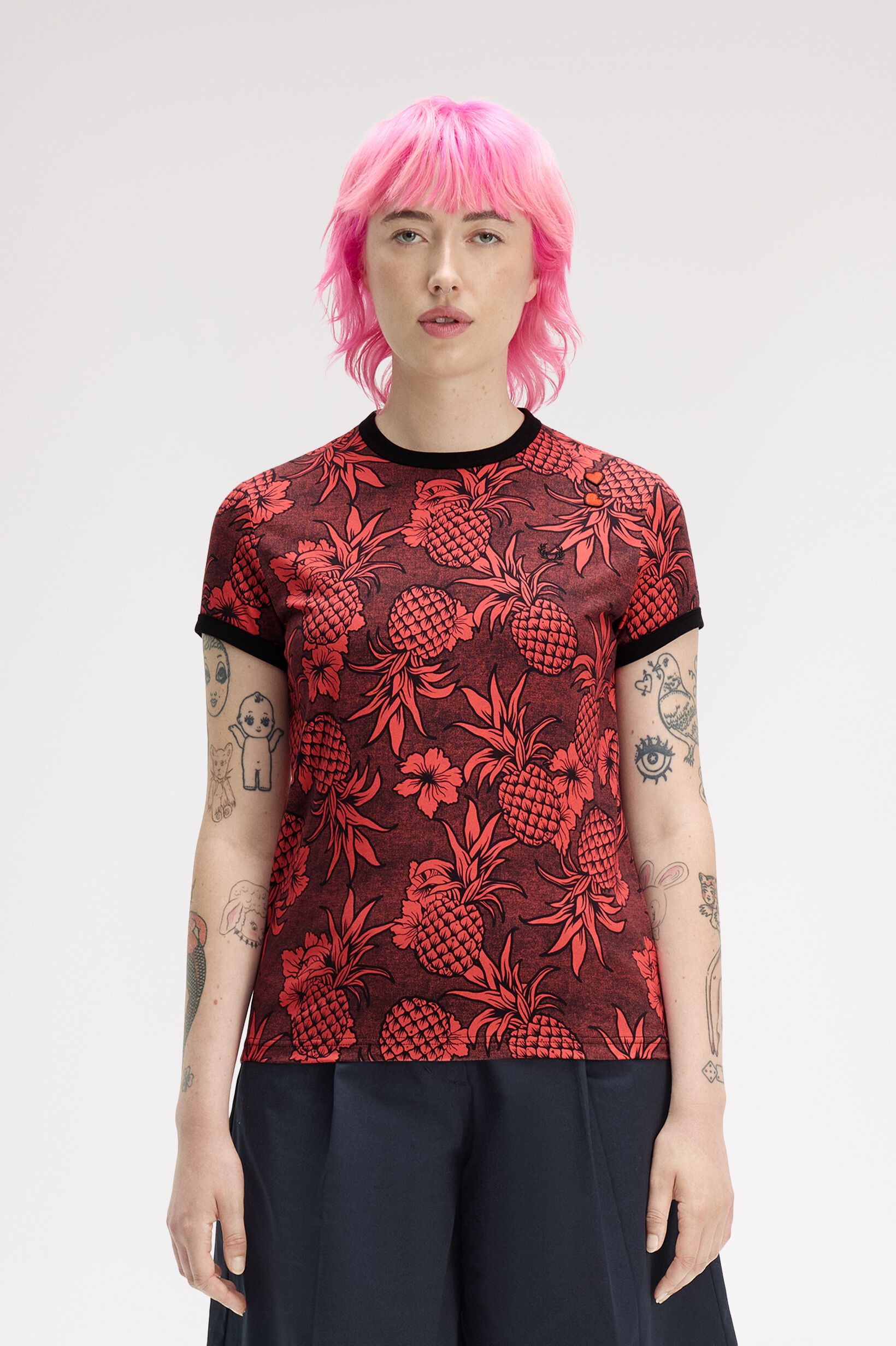 FRED PERRY 「Amy Winehouse Printed T-Shirt」|Tシャツ・カットソー|