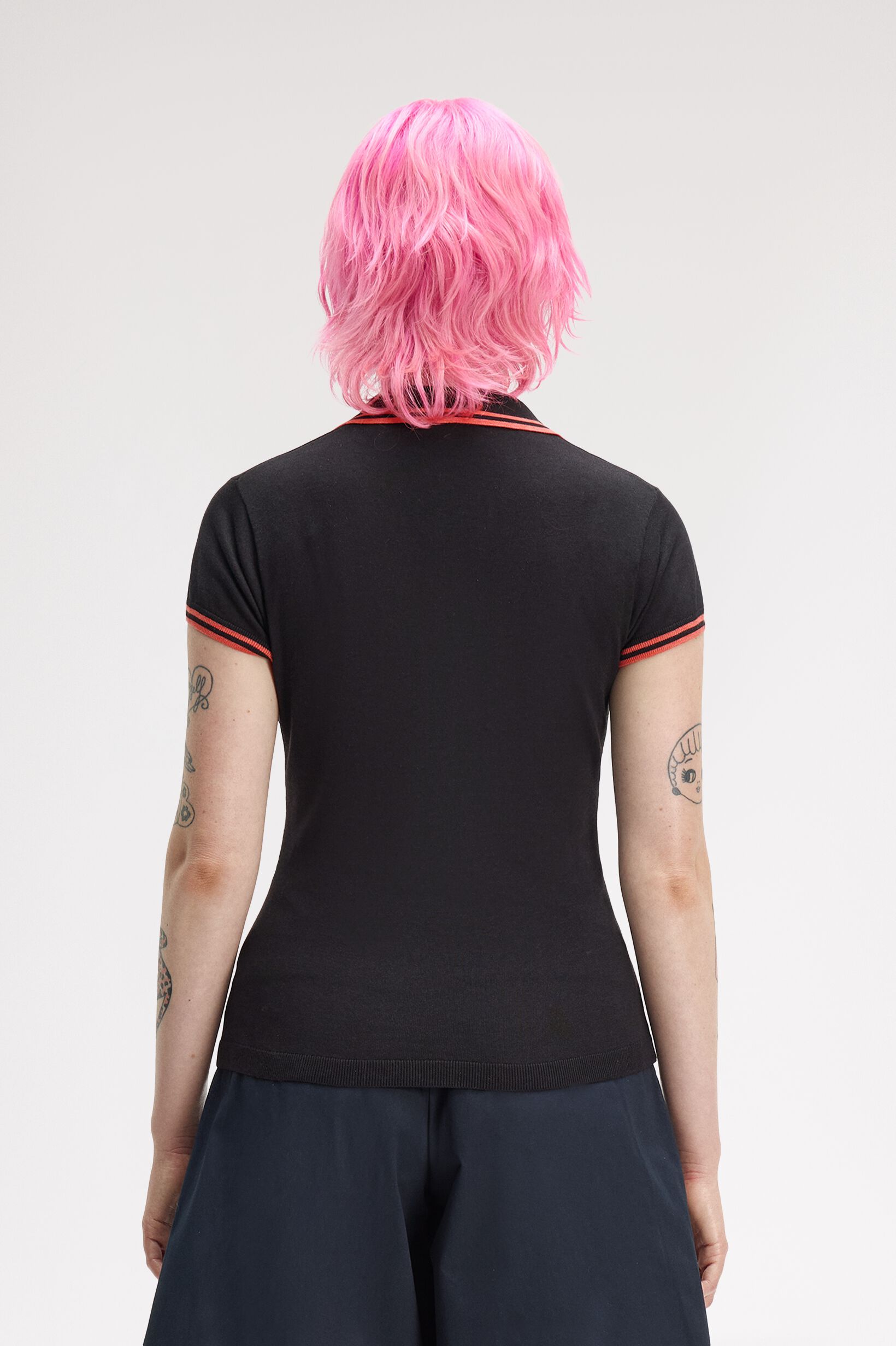 FRED PERRY 「Amy Winehouse Pocket Detail Knitted Shirt」|ポロシャツ|