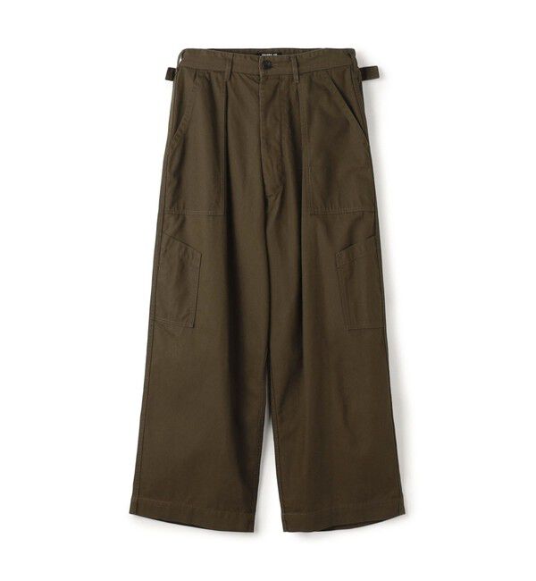 GALERIE VIE「ストーンウェーブコットン メカニックパンツ」|カーゴ|57 カーキ