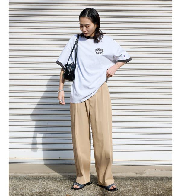 JOURNAL STANDARD「《追加5》【撥水/接触冷感/洗える/UVカット】リネンナイロンストレッチワイドパンツ」|その他|