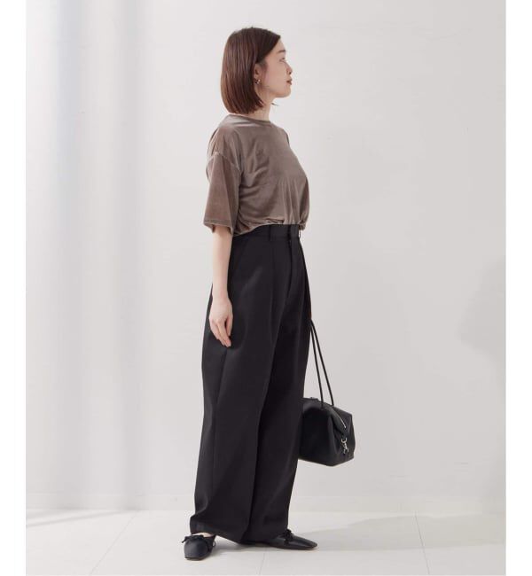 journal standard L'essage「《追加5》【金子綾さん着用】CP タックチノパンツ」|チノ|