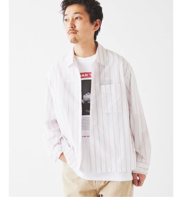 JOURNAL STANDARD relume「JAMES FABRIC / ジェームスファブリック レーヨンブレンド ストライプ シャツ」|シャツ・ブラウス|