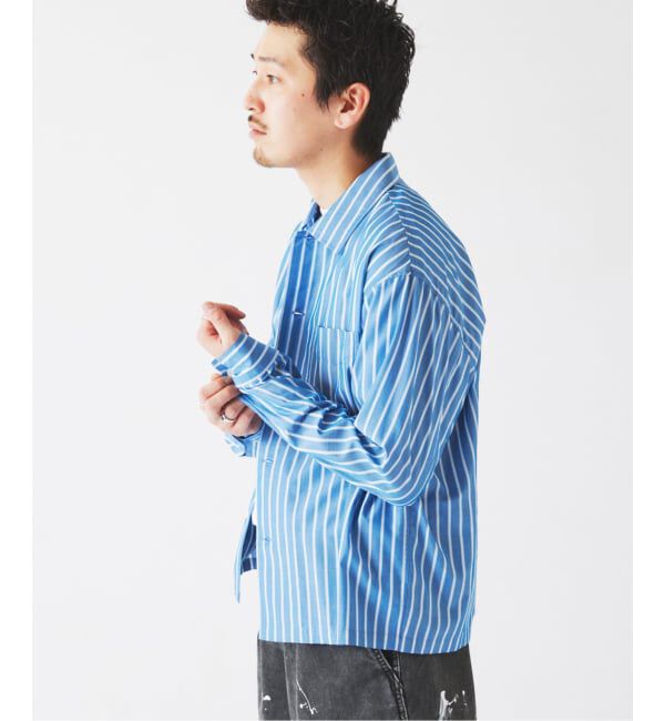 JOURNAL STANDARD relume「JAMES FABRIC / ジェームスファブリック レーヨンブレンド ストライプ シャツ」|シャツ・ブラウス|